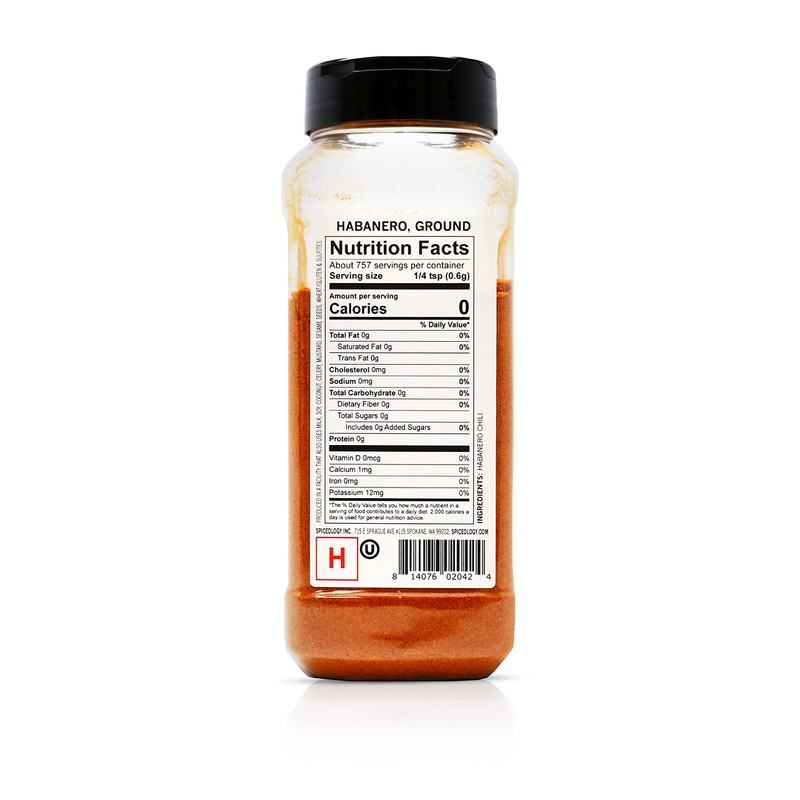Spiceology - Habanero Powder - Ground Dried Habanero Pepper -
