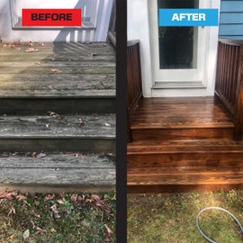 PressureTek F-8 Ox-Brite: Neutralizer and Brightener for Wood, Concrete, Vinyl Siding (4)