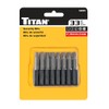 Titan 16633 33-Piece 2-Inch Security Bit Set
