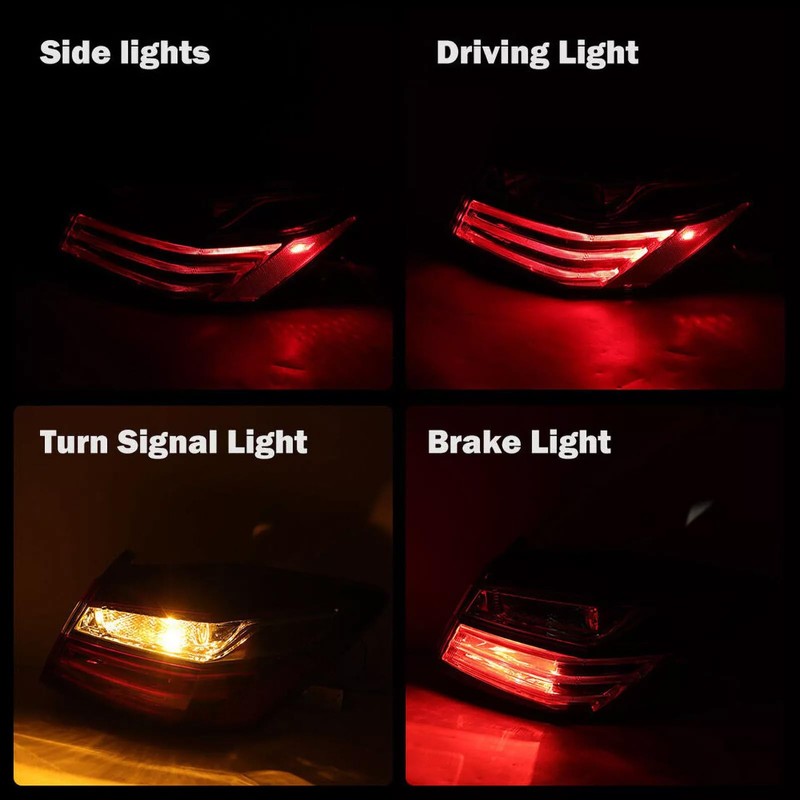 Tail Light Assembly Fit for 2016 2017 Honda Accord,Right Outer
