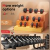 Adjustable Dumbbells, 10/20/30/45/70/90lbs Free Weight Set with Connector, 4 in1