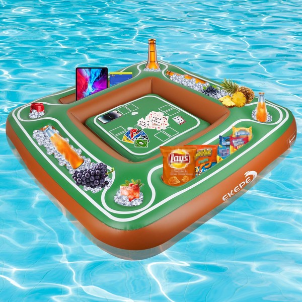 EKEPE Floating Pool Games Table for Adults, Pool Accessories Inflatable