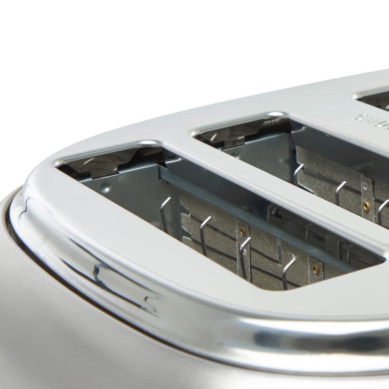 Haden Heritage 4 Slice Wide Slot Stainless Steel Toaster with