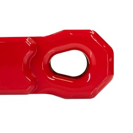Agency 6 Soft Shackle Block – 19,000 lb WLL, 65K+ Break – Fits 2” Hitch Receiver – CNC Machined USA Made – Off-Road Towing & Recovery Gear Compatible with Soft or 7/8” D-Ring Shackles (Red)