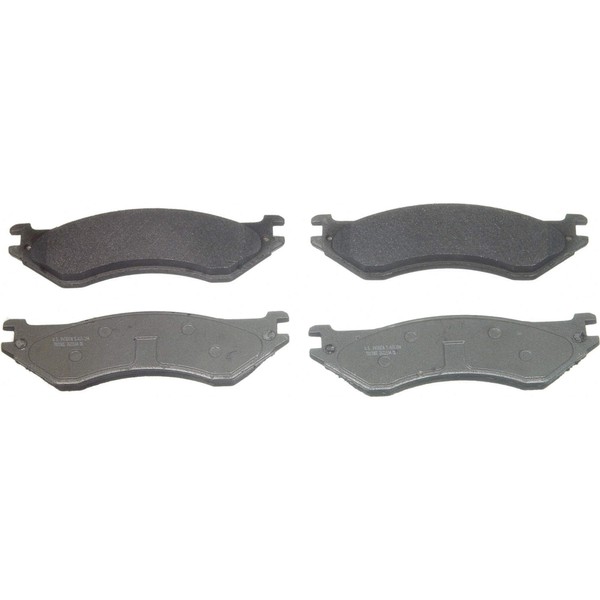 Wagner ThermoQuiet MX758 Semi-Metallic Disc Pad Set, Front