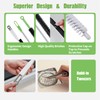 Upgraded Cleaning Brush Kit - 3-Piece Set, Flexible Drain Brush,