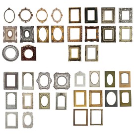 40 PCS Lace Scrapbook Stickers Vintage DIY Decorative Paper Sticker Decals Scrapbooking Supplies Pack for Collage Album Aesthetic Cottagecore Picture Frames