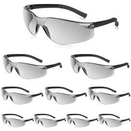 Salfboy Safety Glasses for Men Women ANSI Z87.1 Safety Glasses Bulk UV Protective Eyewear Scratch-Resistant 10PCS