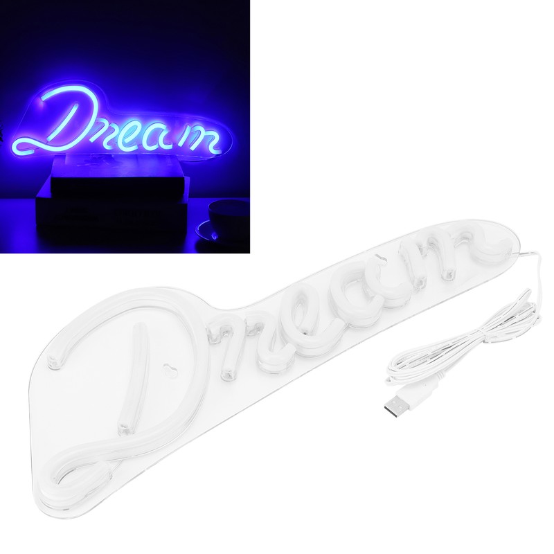 LED Neon Lamp Unique USB Powered Wall Neon Sign Party
