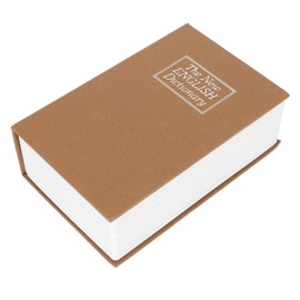 Book Safe with Combination Lock, Money Hiding Box Faux Dictionary Diversion Storage Container Security for Home Office Bookshelf Jewelry Cash Concealment Furniture Hollow Case Hidden Compartment Gift