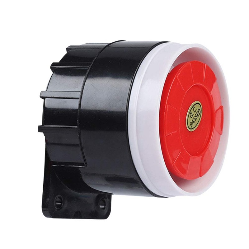 Mini Red Wired Horn Siren Sound Alarm System Warning Horn
