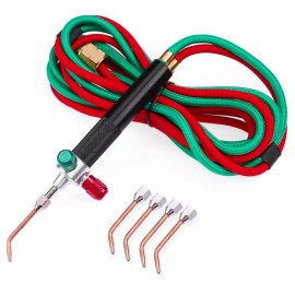 Unbranded Oxygen/ Acetylene or propane Jewelers' Mini Torch W/Five Tips: Fits Smith, USA