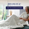 Mon Chateau 60" x 70" Ultra-Plush Flannel Throw Blanket -