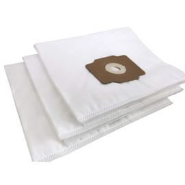 Central Vacuum Bags Compatible with Beam, Electrolux, Eureka, Kenmore, Husky, Mastercraft, White Westinghouse, Nutone, Broan, Star-Brute. Compatible with other Central Vac Systems - Premium Non-Woven HEPA Cloth Material (3 Bags)