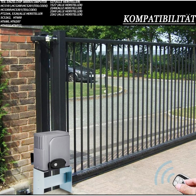 3pcs 433MHz Remote Control Cloning Remote Control Garage Door