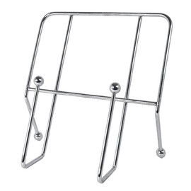 Premier Housewares 509442 Cookbook Stand - Chrome, H24 x W23 x D14cm