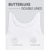 CRZ YOGA Womens Butterluxe Double Lined Workout Tank Tops Scoop