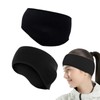Polar Fleece Ear Warmers Headband for Men and Women, Winter