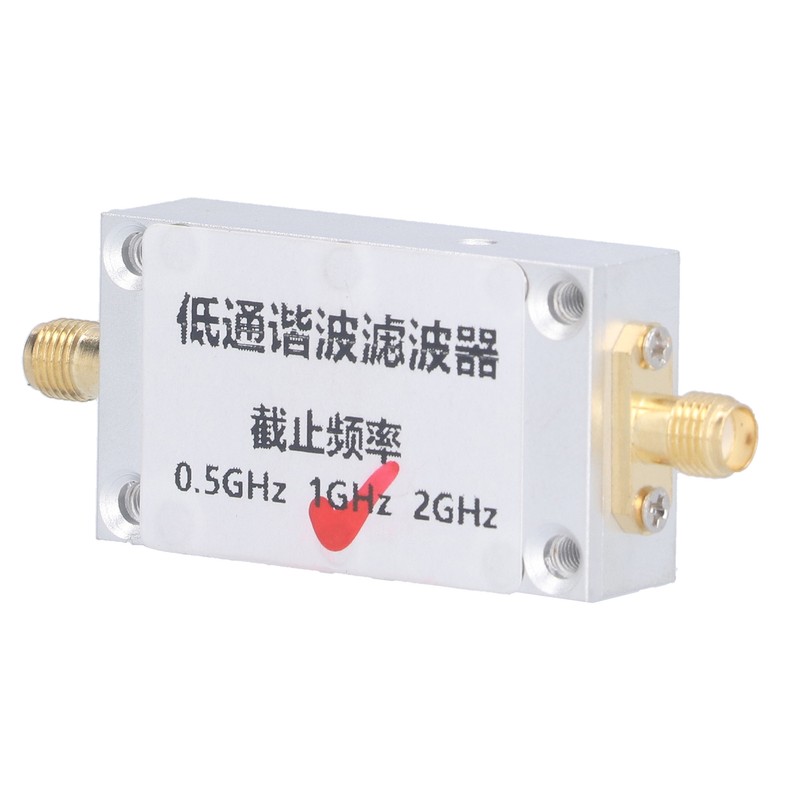 Harmonic Filter ADF4351 SMA Interface 1GHZ Cutoff Frequency CNC Aluminum