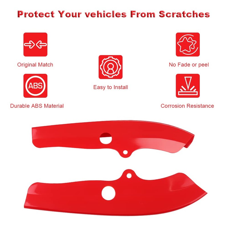 JDMON Front Bumper Lip Splitter Protector Compatible with Dodge Challenger