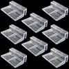 JianLing 8pcs Aquarium Glass Cover Clip Clear Acrylic Support Holder