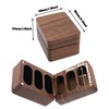 SING F LTD Square Wooden Ring Box Engagement Wedding Ring