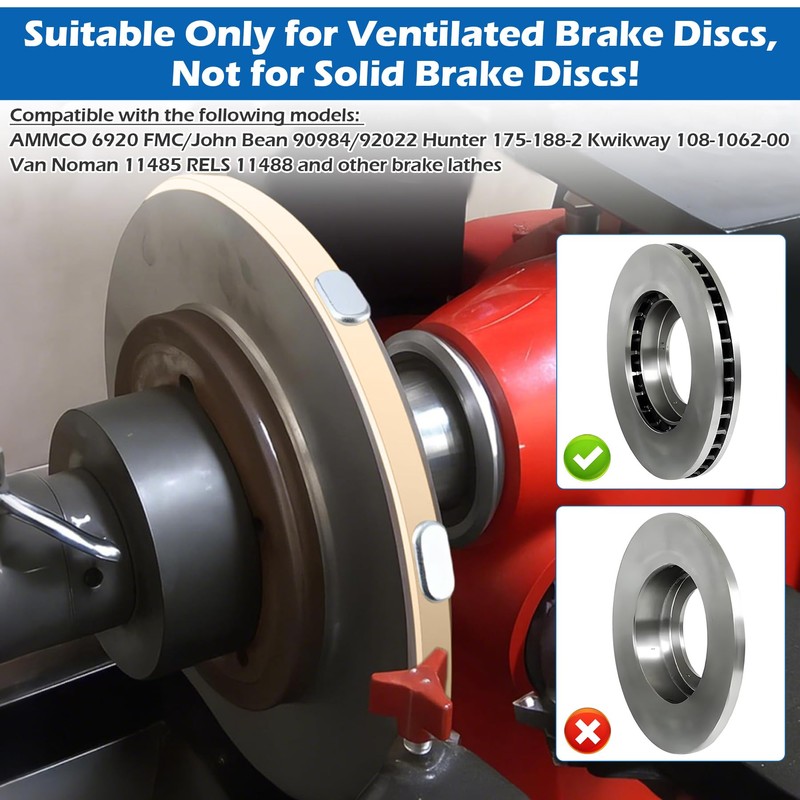 6920 Adjustable Brake Lathe Silencer Band for Ventilated Rotor