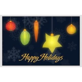 Holiday Buttons Fruit and Veggie Lights 2.75" X 1.75" rectangle - Pack of 10