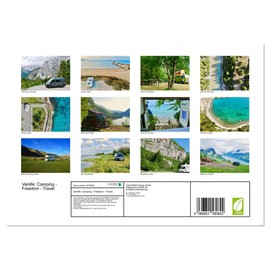 Vanlife: Camping - Freedom - Travel (Monthly Wall Calendar 2025 16.5" x 23.4" (open)), CALVENDO 14 Month Calendar