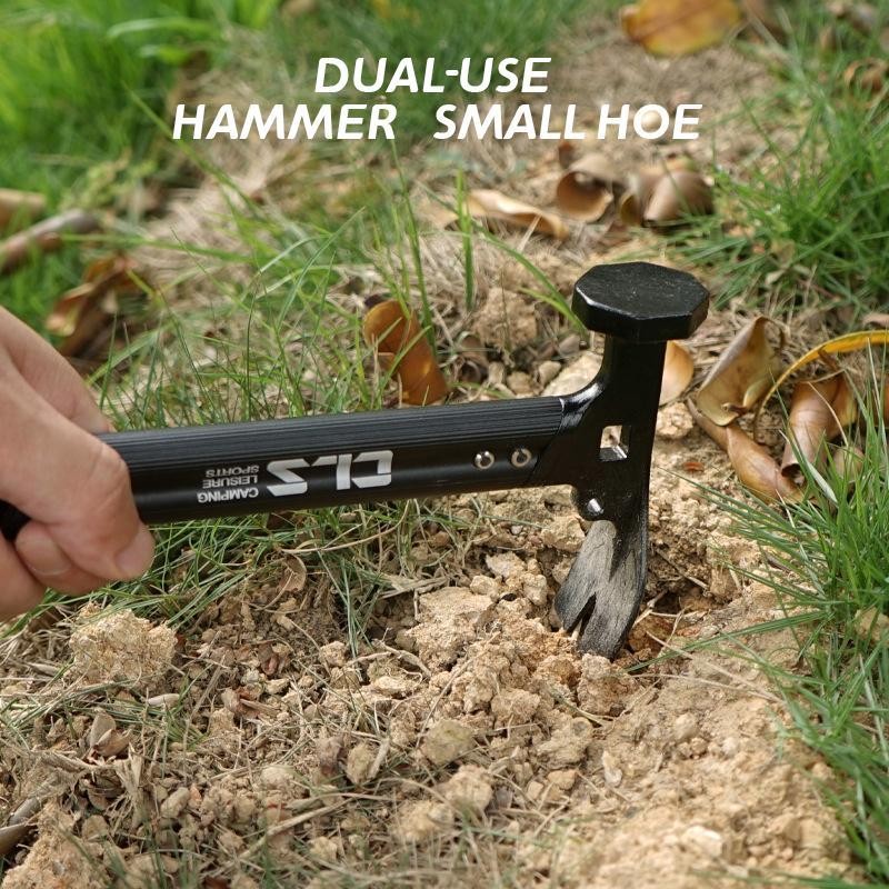 Multi-functional Camping Hammer, Portable Hammers with Hook, Lightweight & Durable