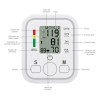 Baumanómetro Digital De Brazo Medidor Presión Arterial Pulso Color Blanco