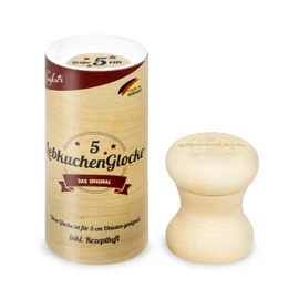 Lebkuchenglocke Premium Baking Set - Original Lebkuchenglocke for Macaroons, Spatulas and Baking Trays - 5 cm - Gingerbread Mould - Macaroon Maker