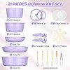 UMETRE pots and Pans Set, Ceramic Nonstick Cookware Set Detachable