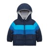 Carter's Boys' Sherpa-Lined Heavyweight Hooded Puffer Jacket, Navy