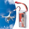 7.4V 1300mAh 30C Lipo Battery with T Plug Rechargeable Lithium