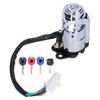Motorcycle Ignition Switch Lock with 3 Colors Keys Fit for