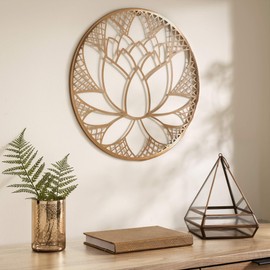 Graham & Brown Copper Lotus Blossom Wall Art