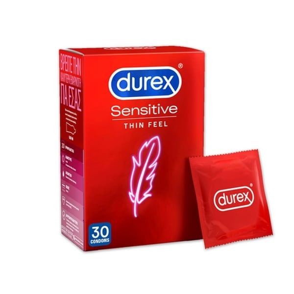 Durex Sensitive Thin Feel Condoms 30 pcs