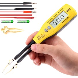 Digital SMD Clip Meter Measurement Resistance Capacity Voltage Multimeter Resistance Meter GR-990A Diode Testing 300Ω - 30MΩ Liquid Crystal Display