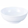 Nagao Tsubamesanjo CS-15W Unbreakable White Tableware, Ramen Enburi 8.3 inches