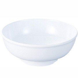 Nagao Tsubamesanjo CS-15W Unbreakable White Tableware, Ramen Enburi 8.3 inches (21 cm), Made in Japan