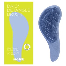 Nelic triple care portable detangling brush, 1 piece, blue / 넬릭 3중 케어 휴대용 엉킴 방지 브러쉬, 1개, 블루