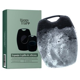 Cepillo / Esponja Corporal de Silicona Premium, Limpiador y Exfoliante, Resistente de Larga Duración, Aumenta la Espuma Mientras te Bañas, Mango Ergonómico Antideslizante, Fácil de Limpiar, No Guarda Bacterias, Higiénico y Portatil.