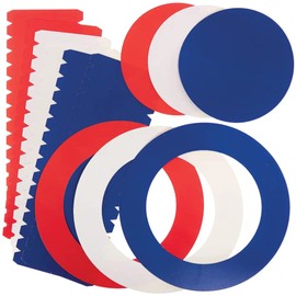 Baker Ross CN101 Red, White and Blue Top Hat Kits - Pack of 3, Party Hats for British Parties