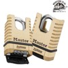 MASTERLOCK PRO Brass Combination Padlock, Short Shackle 10,000 Combination Possibilities