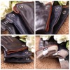 ELMA Winter Leather Gloves for Men - Mens Luxury Sheepskin