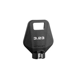 Birzman Two-Way Spoke Wrench, Black, 3.23mm