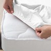 Purity Home 100% Cotton King Size Fitted Sheets White 150x200cm,