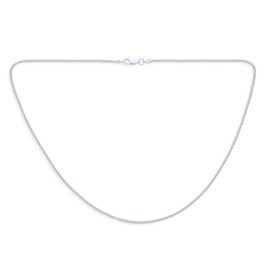 Slender 3mm Bali Style .925 Sterling Silver Caviar Coreana Popcorn Chain Necklace for Women, 18 Inch Length