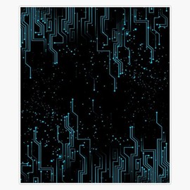 Electronic Circuit Board Engineering Bumper Sticker Window Water Bottle Decal 5"